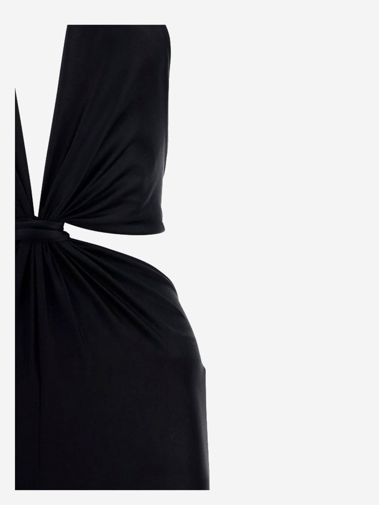 american neckline jumpsuit by Selfnex