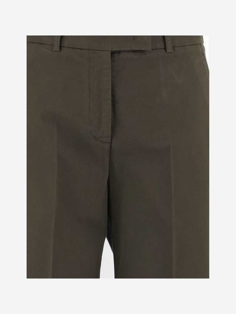stretch cotton pants by Selfnex