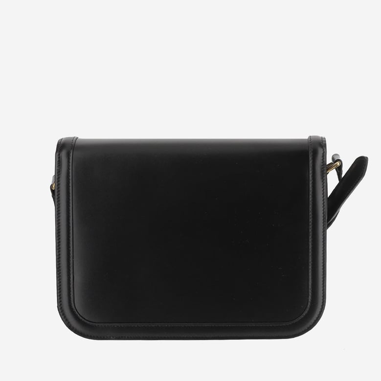 calfskin shoulder bag with vlogo detail by Selfnex