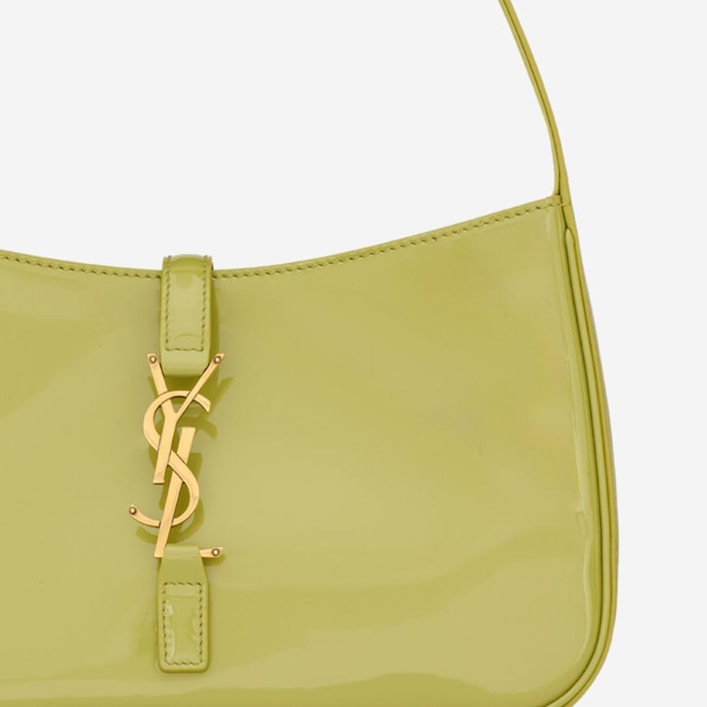 leather handbag le 5 à 7 light green by Selfnex