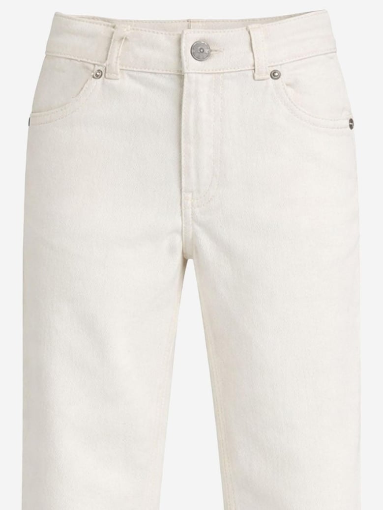 cotton denim jeans white by Selfnex