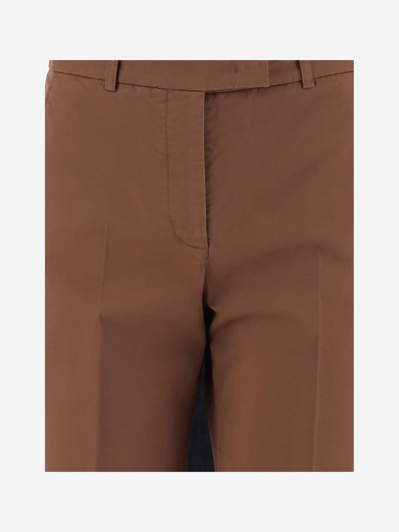 stretch cotton pants by Selfnex