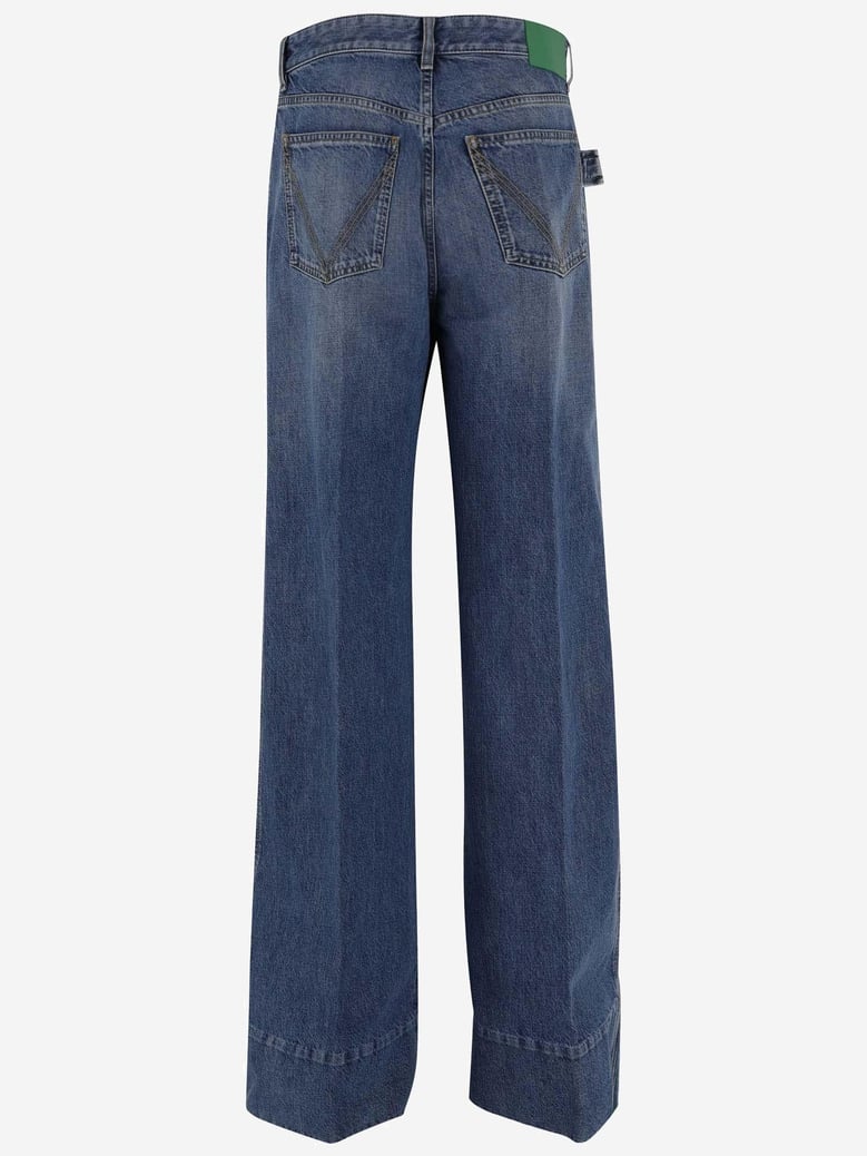 cotton denim jeans in navy by Selfnex