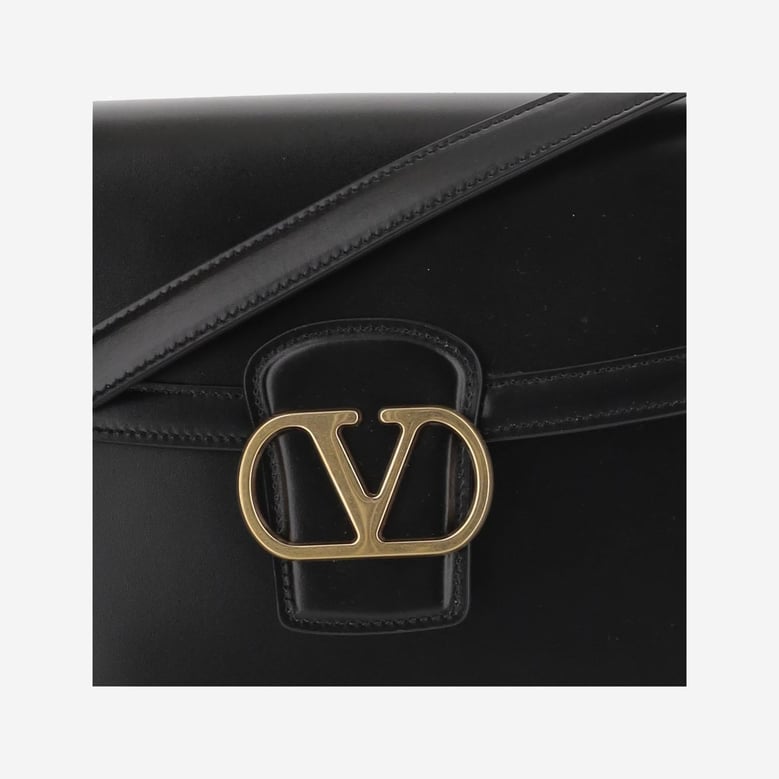 calfskin shoulder bag with vlogo detail by Selfnex
