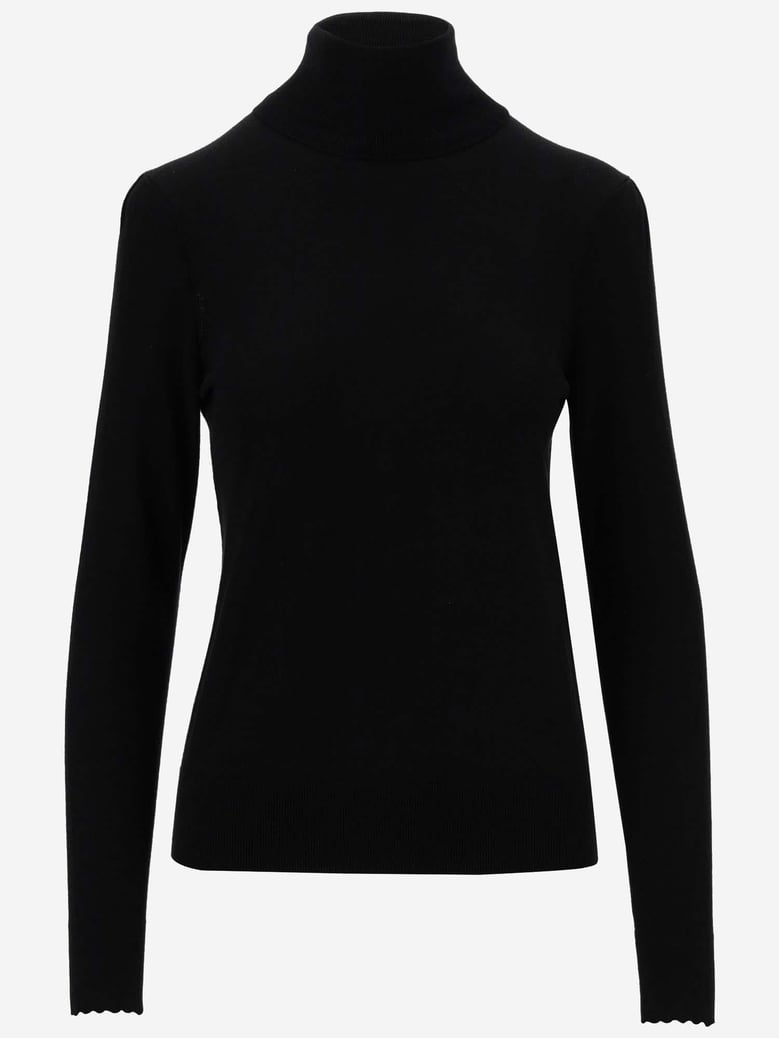 wool sweater black by Selfnex