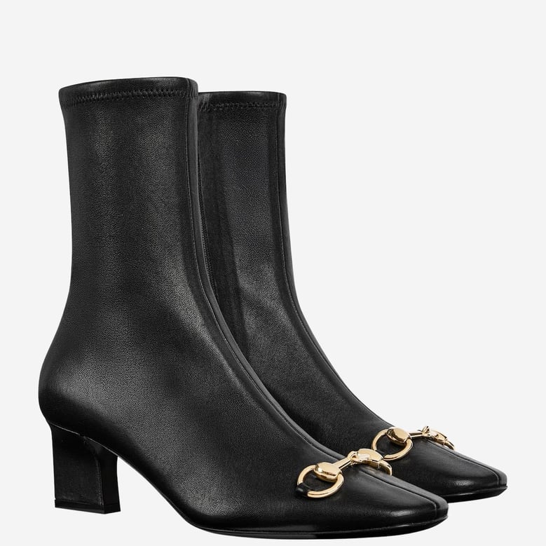 ankle boots leather black by Selfnex