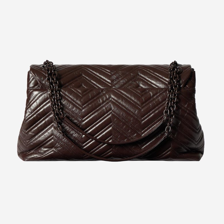marmont shoulder bag in brown calfskin by Selfnex