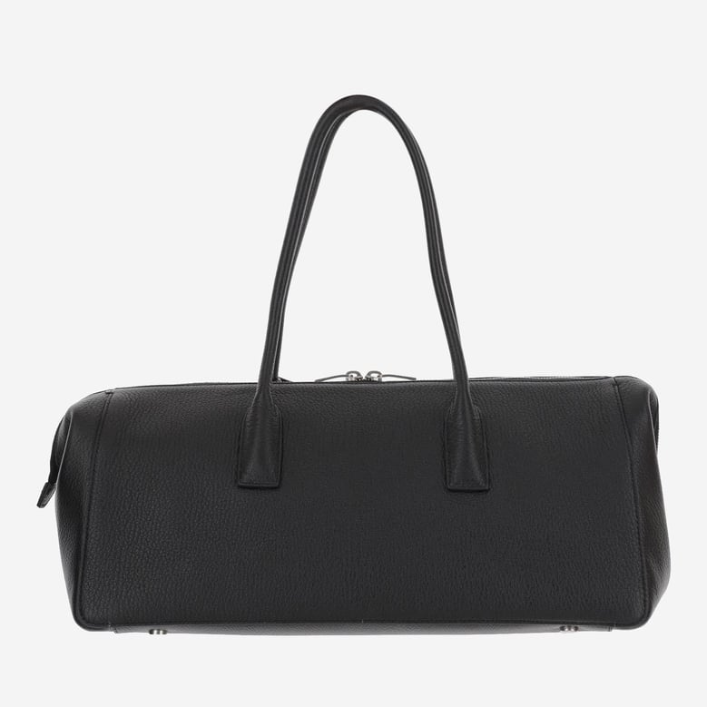 shoulder bag hammered leather black by Selfnex