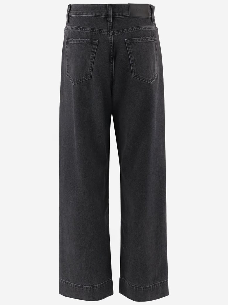 high-waisted short denim jeans by Selfnex