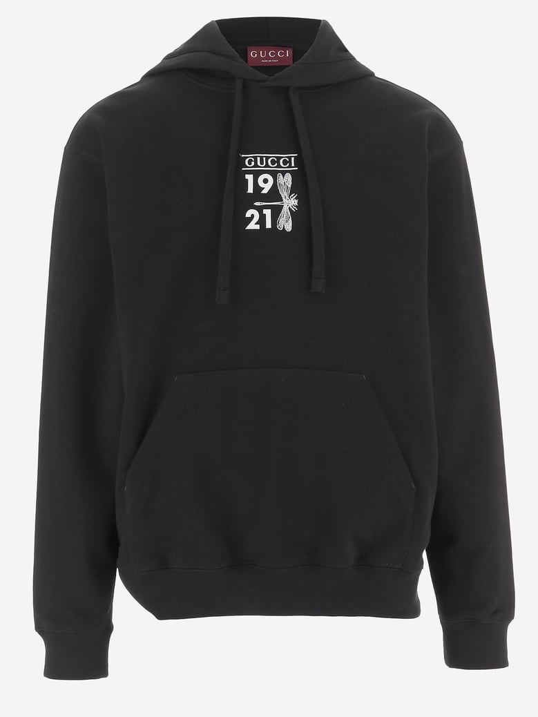 sweatshirt black cotton by Selfnex