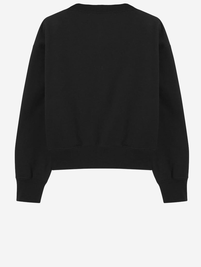 cotton sweatshirt with embroidered logo by Selfnex
