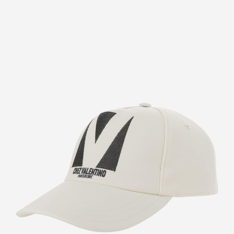 baseball hat cotton with embroidery white by Selfnex