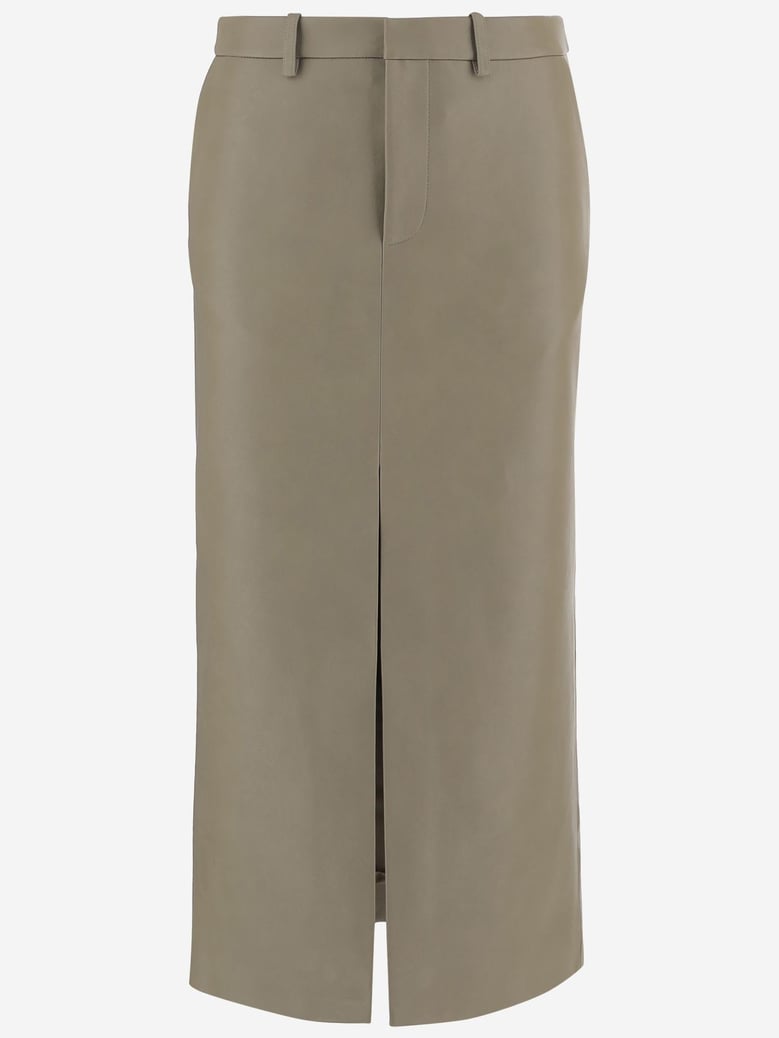 skirt nylon beige by Selfnex