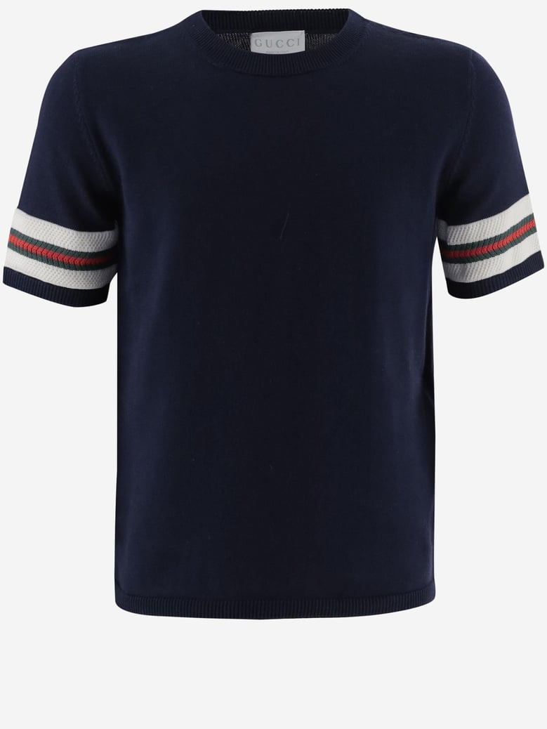 cotton t-shirt navy blue by Selfnex