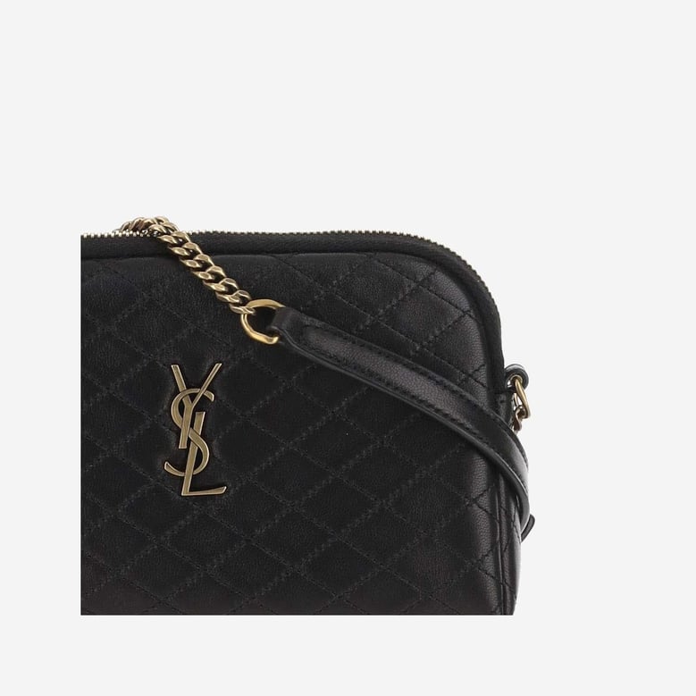 quilted lambskin leather shoulder bag by Selfnex