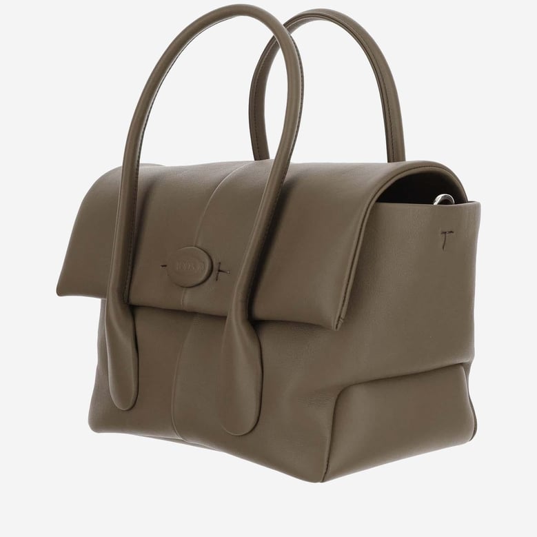 reverse leather hand bag by Selfnex