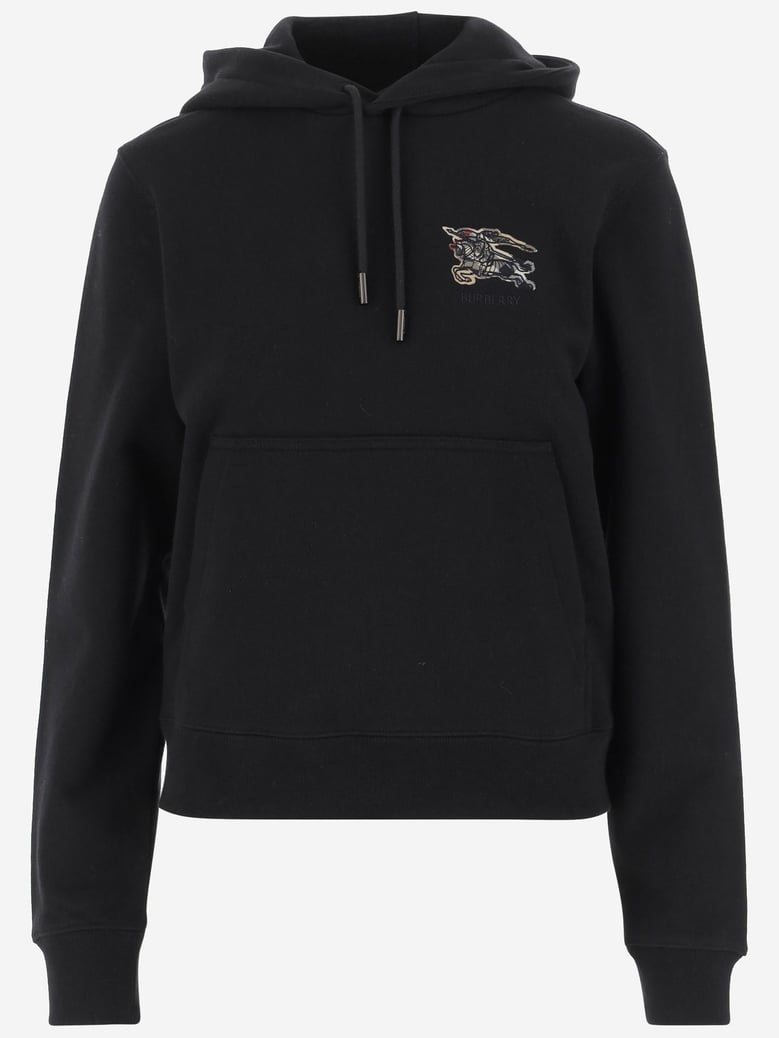 hooded cotton sweatshirt by Selfnex