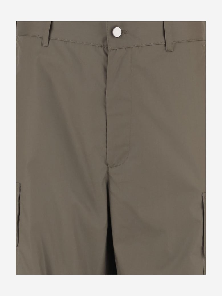 cotton trousers khaki by Selfnex