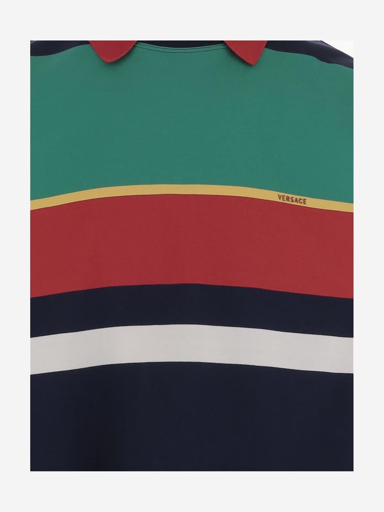polo shirt striped cotton by Selfnex