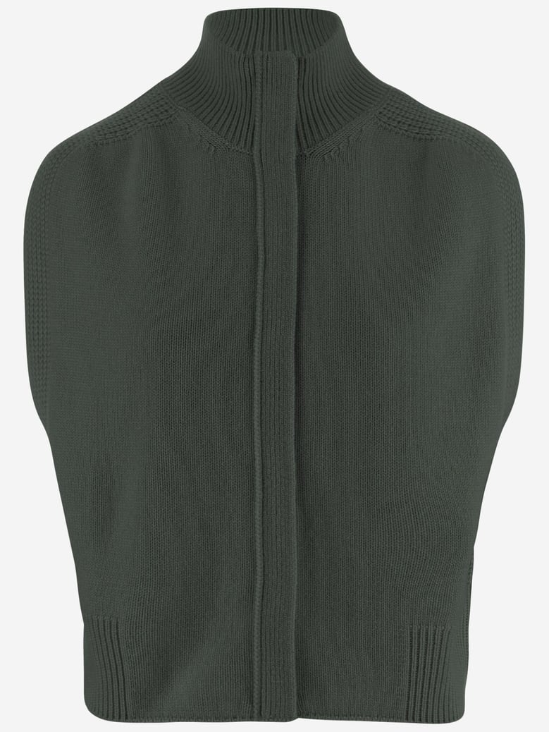cashmere sleeveless sweater by Selfnex