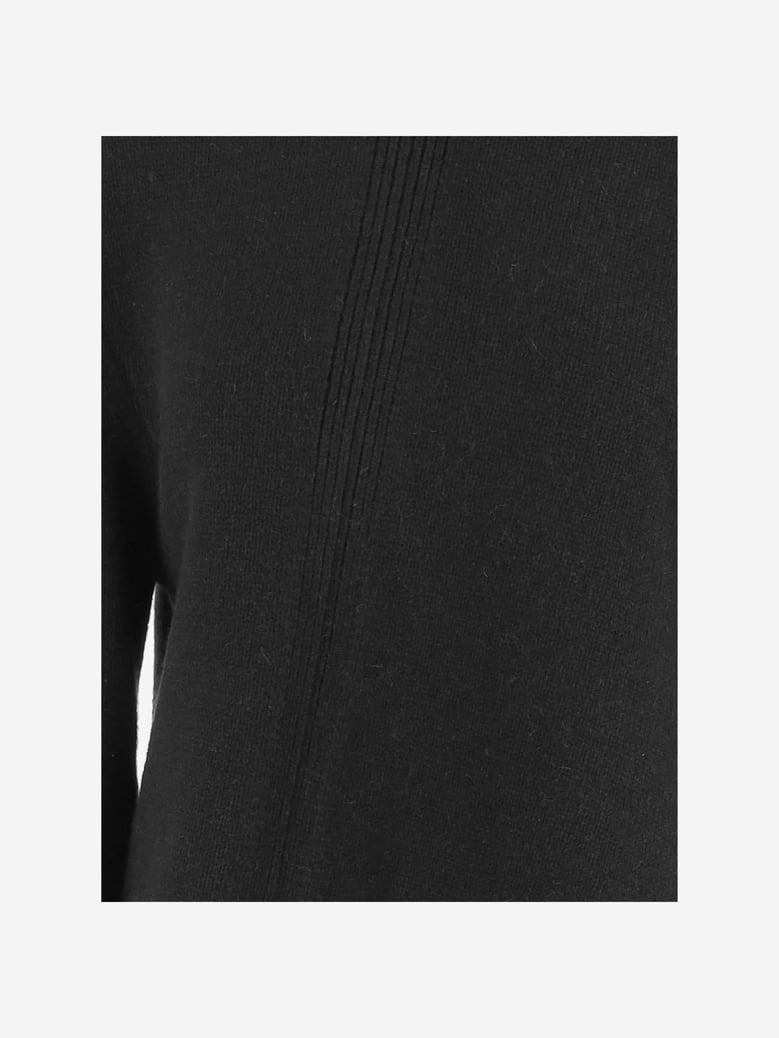 asymmetrical wool-blend sweater by Selfnex