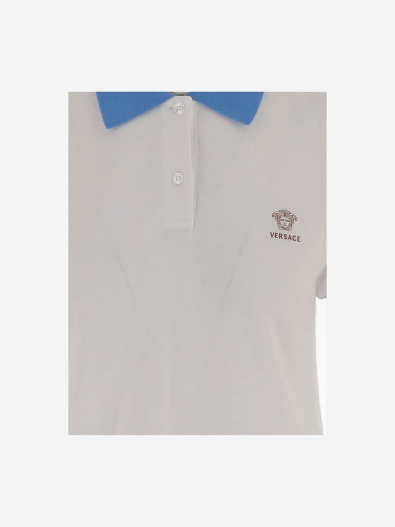 polo shirt cotton white by Selfnex