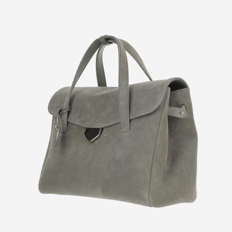 virginia suede leather bag by Selfnex