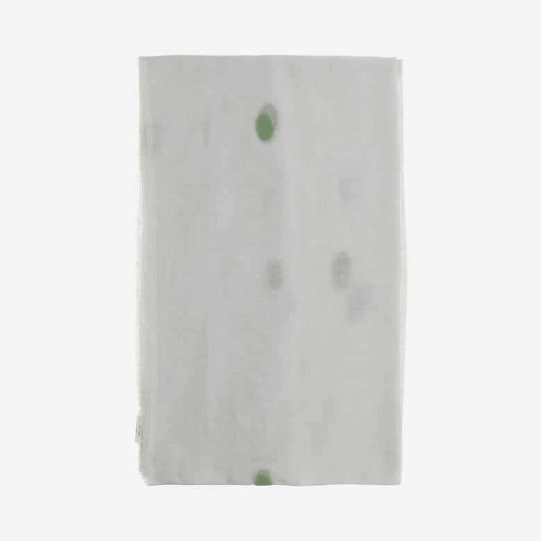 silk-blend polka dot scarf by Selfnex