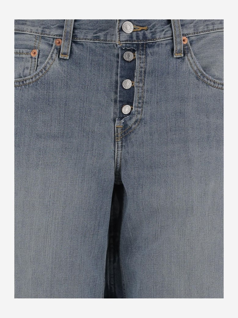 cotton denim jeans with classic style by Selfnex