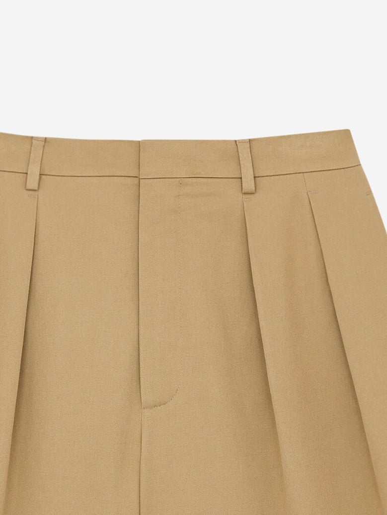 cotton shorts brown by Selfnex