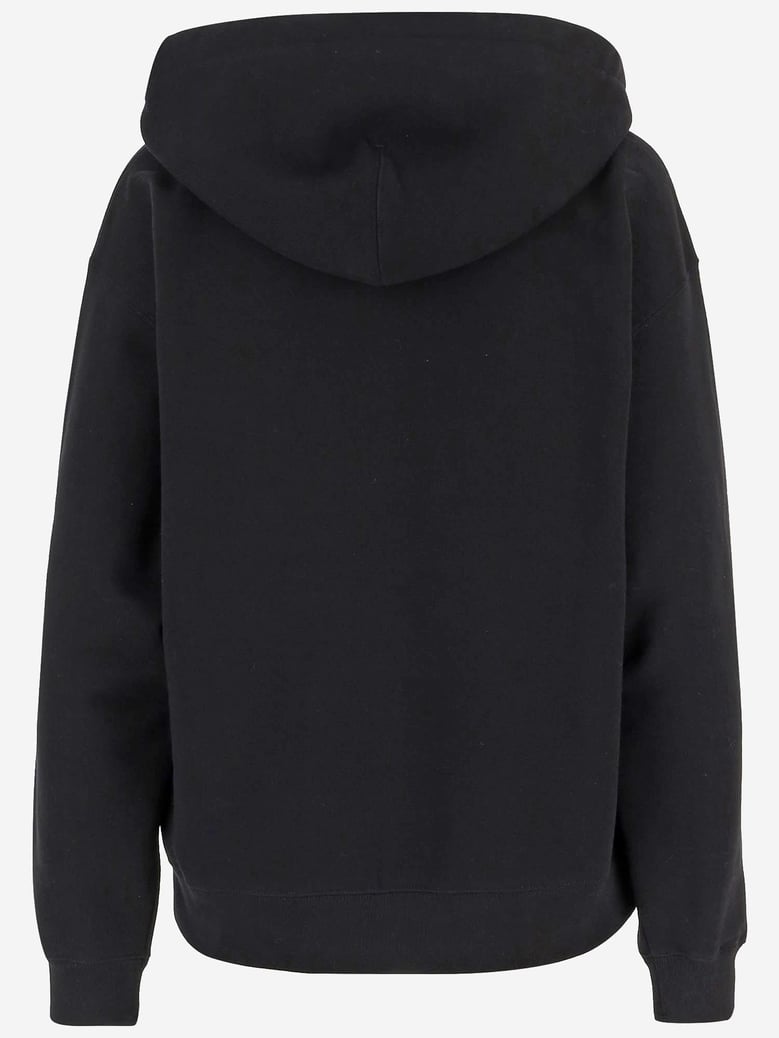 cotton sweatshirt with logo — black by Selfnex