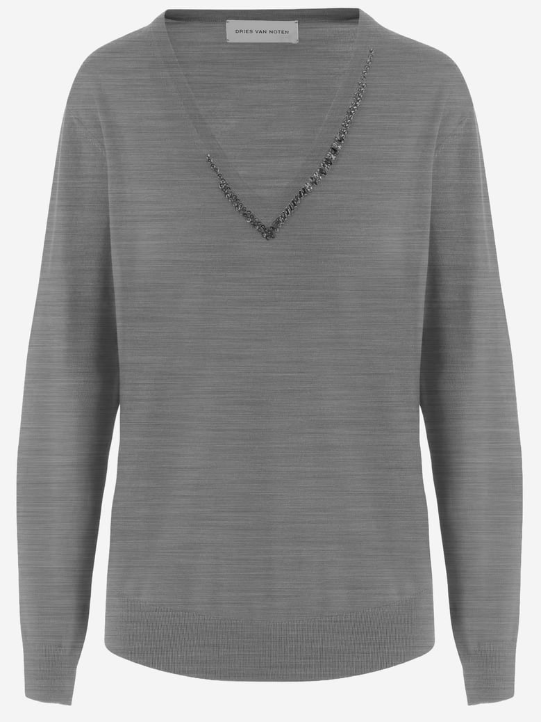 wool sweater merino grey by Selfnex
