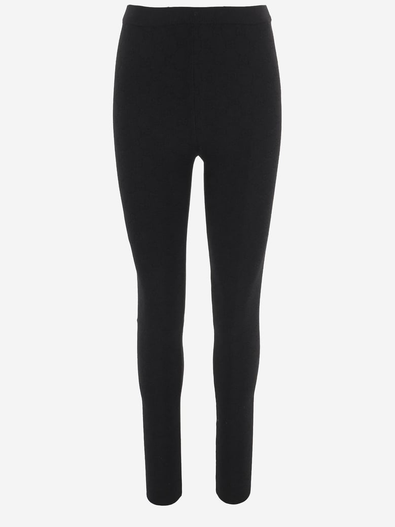 technical viscose trousers with gg motif by Selfnex