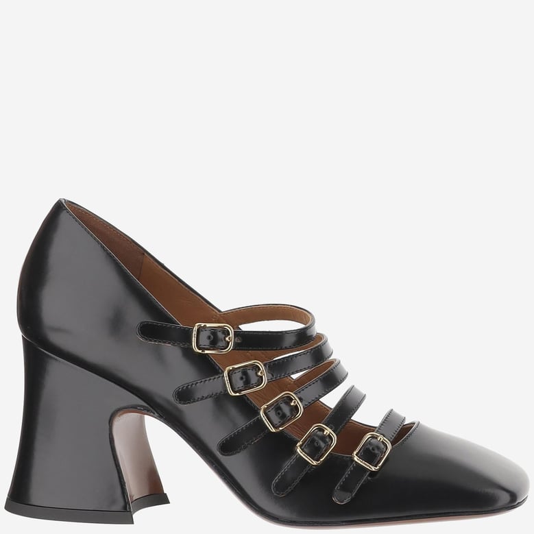 chloé janis shiny leather pumps by Selfnex