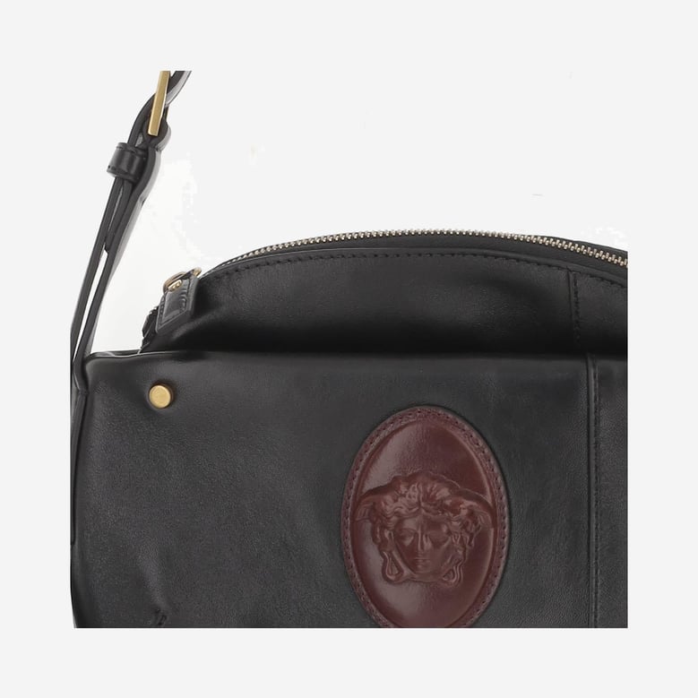 leather shoulder bag black by Selfnex