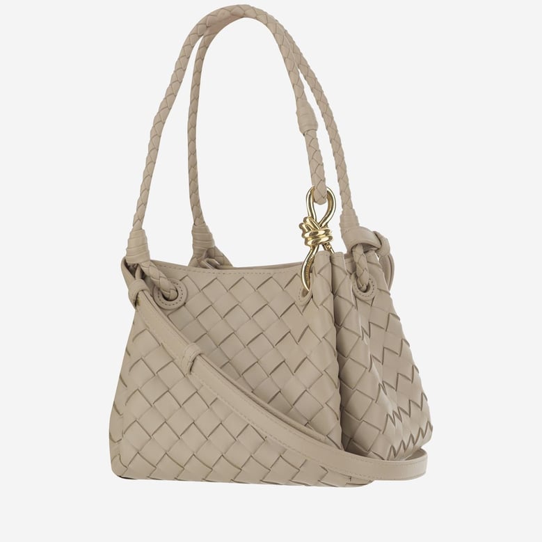 small parachute lambskin shoulder bag by Selfnex