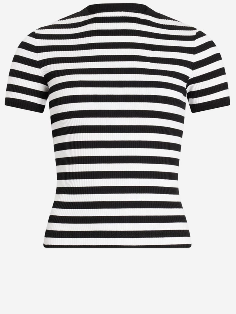 cotton t-shirt with striped pattern by Selfnex