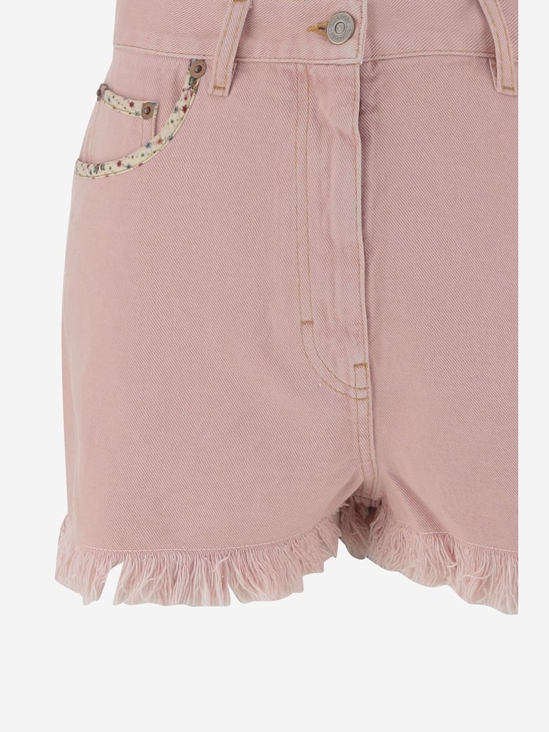 cotton blend shorts by Selfnex