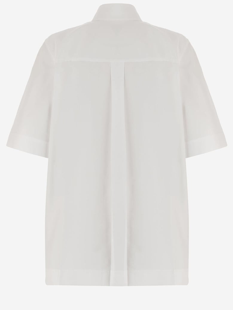 cotton shirt white by Selfnex