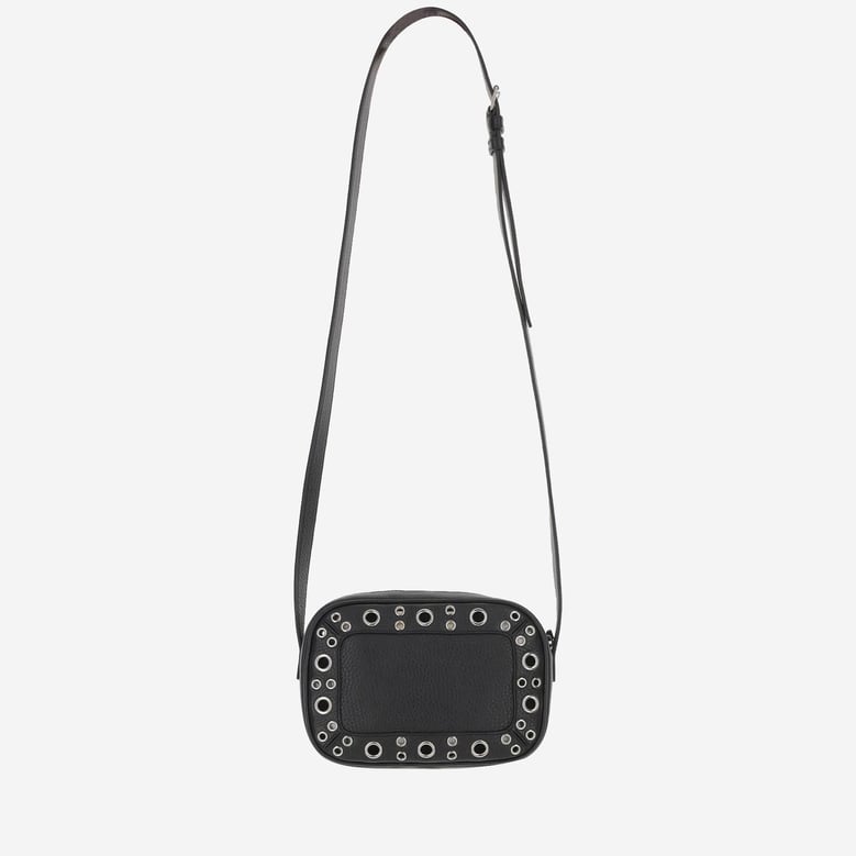 suede crossbody bag with vlogo by Selfnex