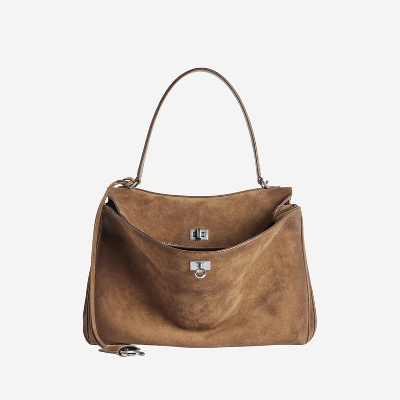 shoulder bag medium suede by Selfnex