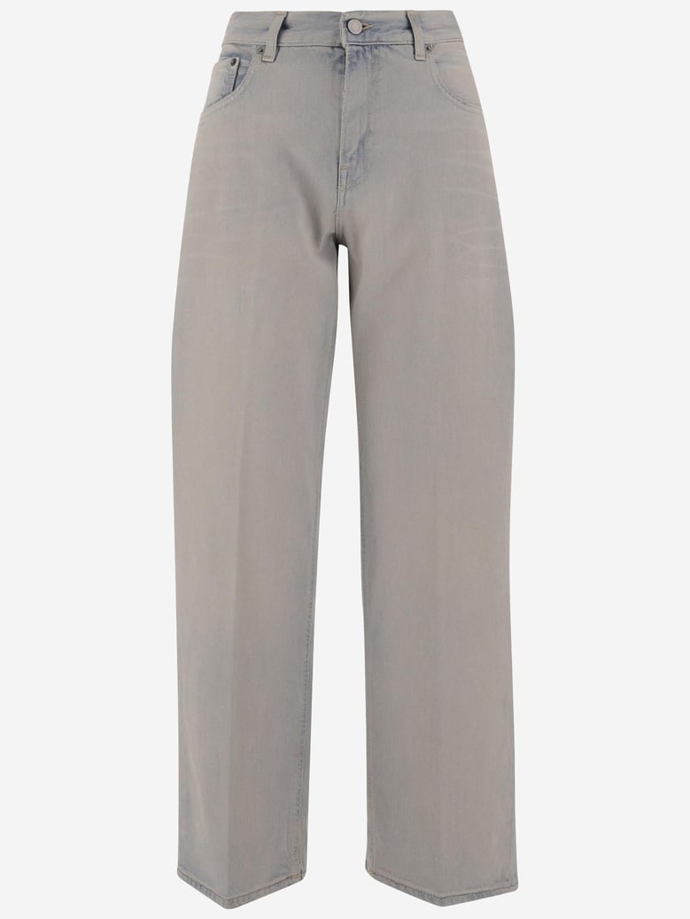 cotton jeans light grey by Selfnex