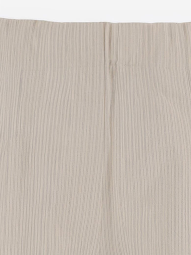 trousers striped cotton-blend beige by Selfnex