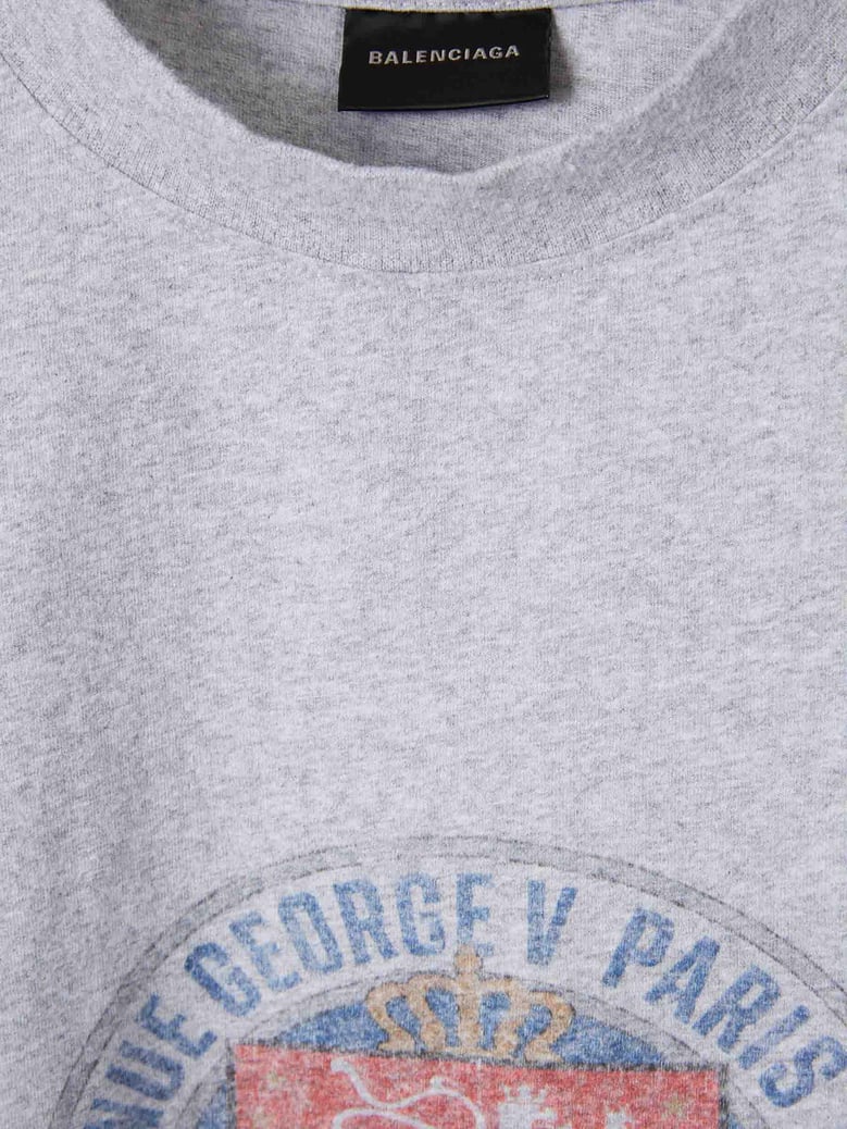 printed cotton t-shirt by Selfnex