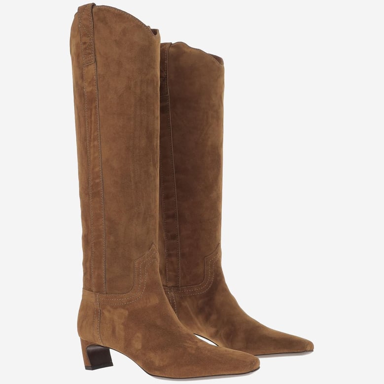 boots suede leather brown by Selfnex