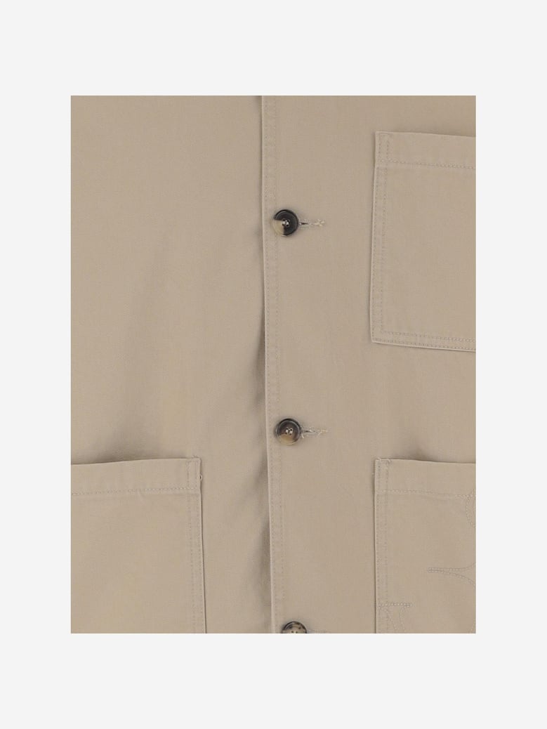 cotton jacket beige by Selfnex
