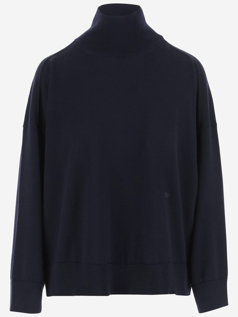wool sweater with high neck by Selfnex