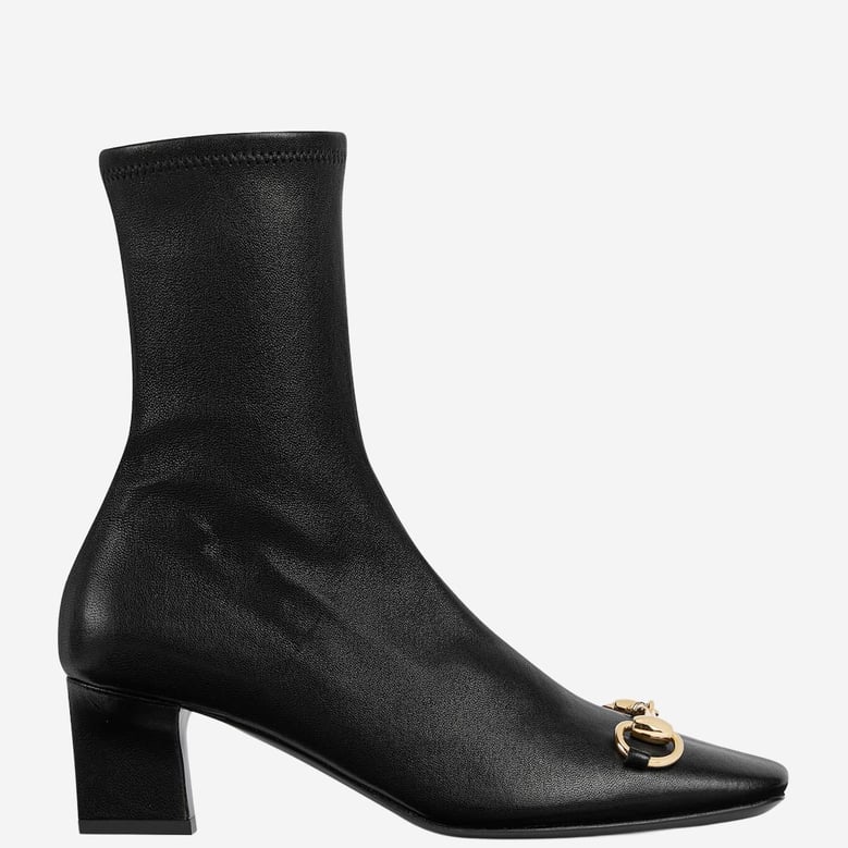 ankle boots leather black by Selfnex