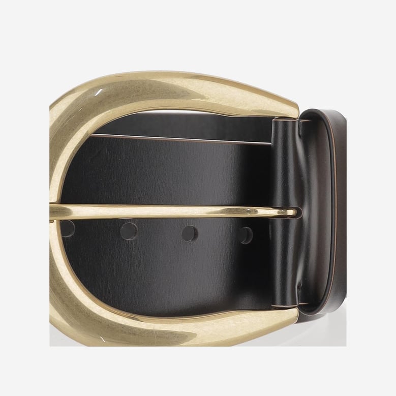 leather and brass belt by Selfnex