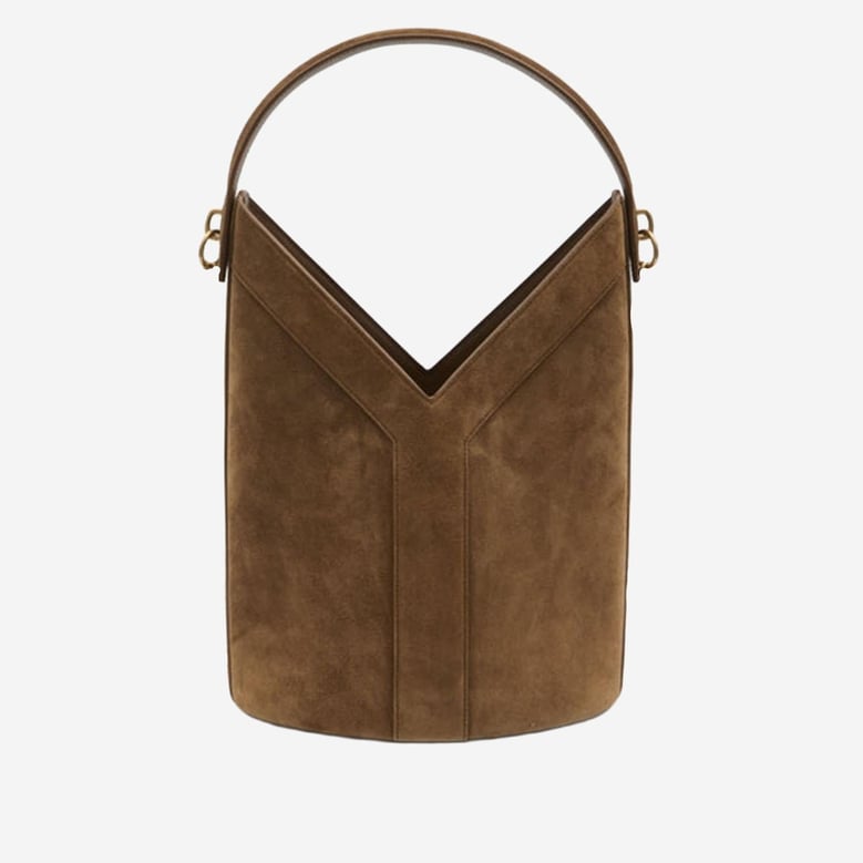 y bucket bag in suede by Selfnex